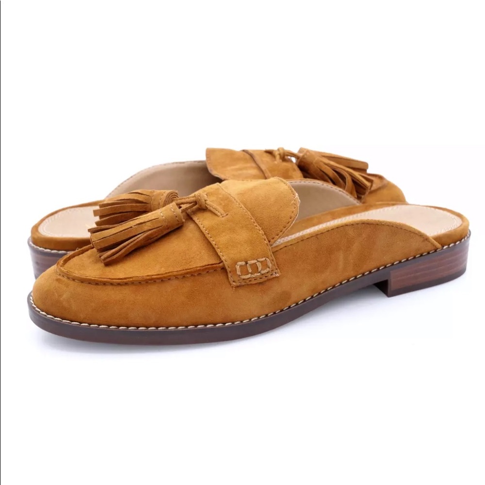 Vionic Womens Caramel Wise Reagan Moc Toe Mules